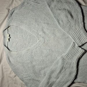 Vince Women's V-Neck Sweater in Light Gray